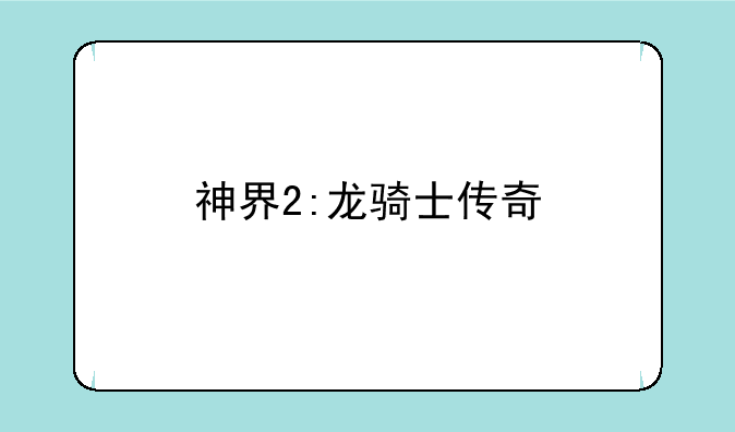 神界2:龙骑士传奇