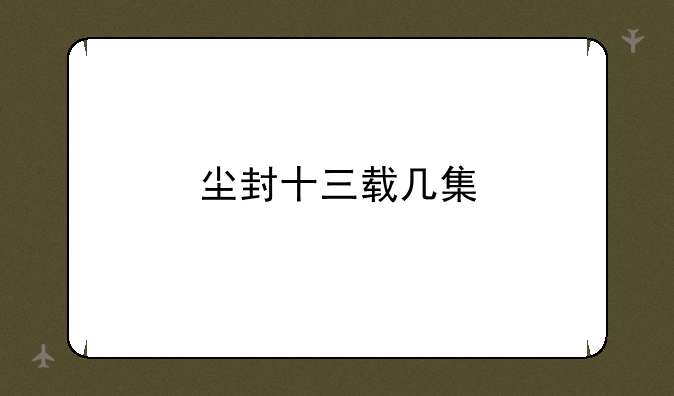 尘封十三载几集