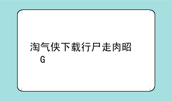 淘气侠下载行尸走肉是黑屏