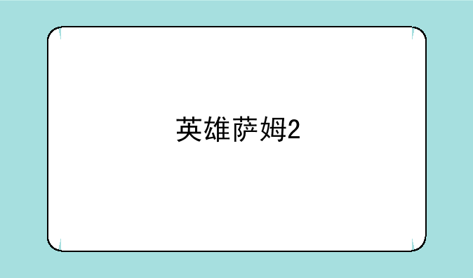 英雄萨姆2